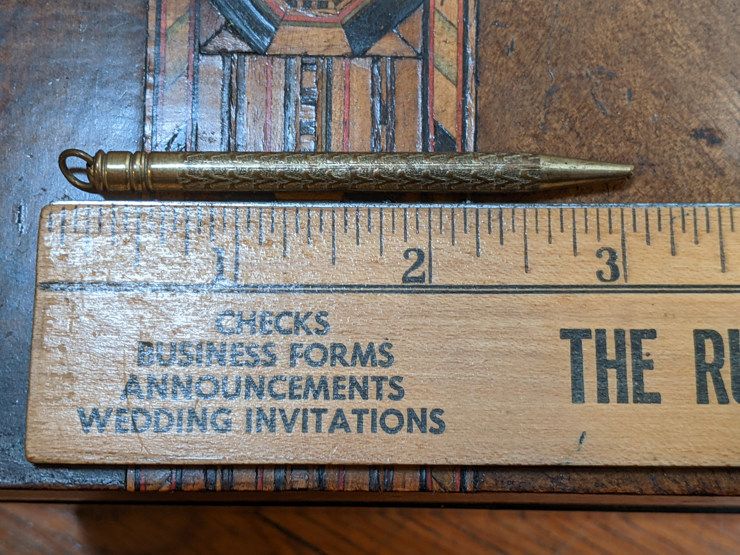 Early 20th c. Telescoping Pencil Pendant