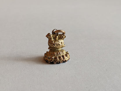 19th c. Chicken Fob w/ Seal Engraved "I Hope I Don&