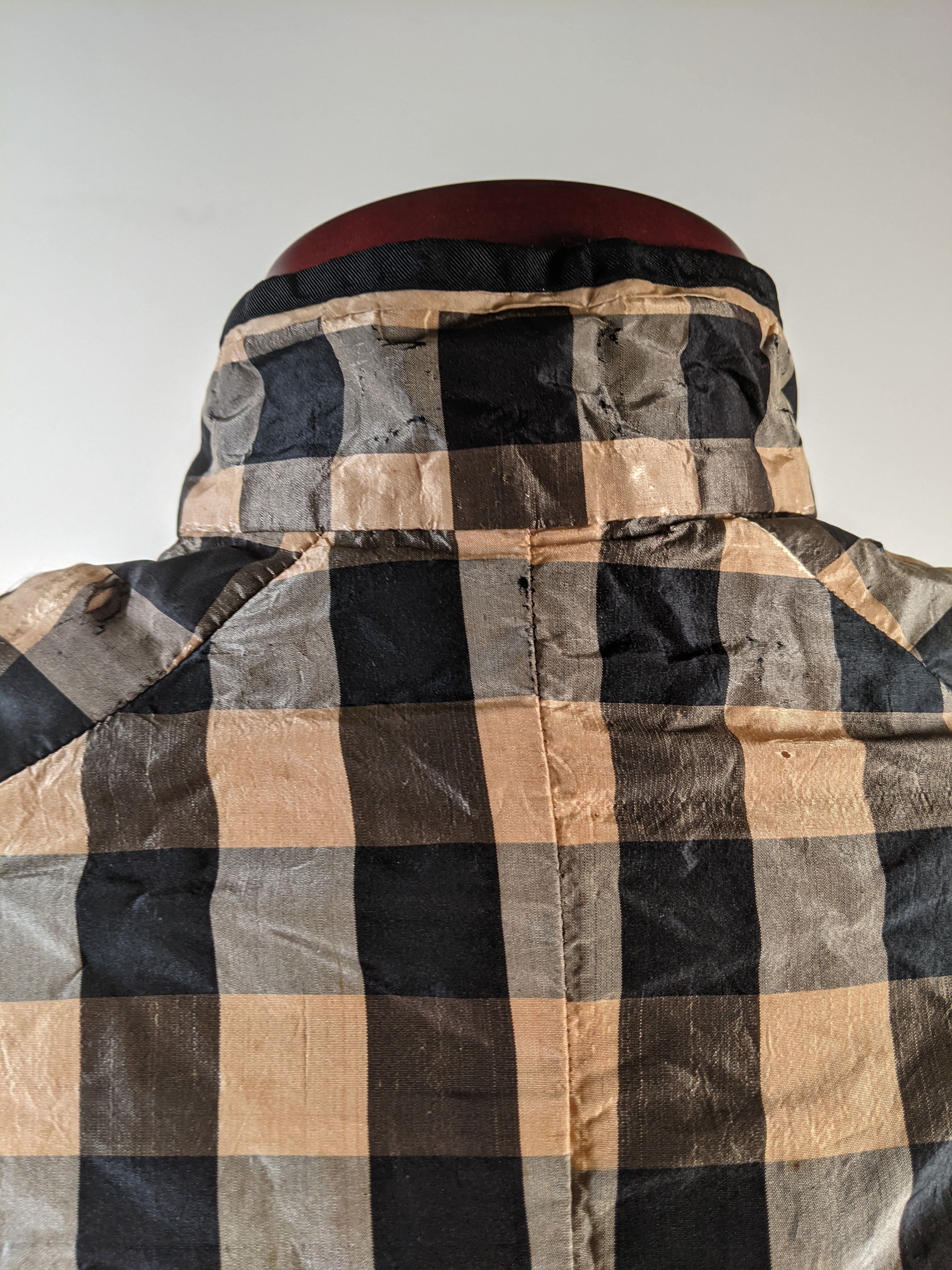 c. 1870s Silk Taffeta Check Bodice | Study + Display