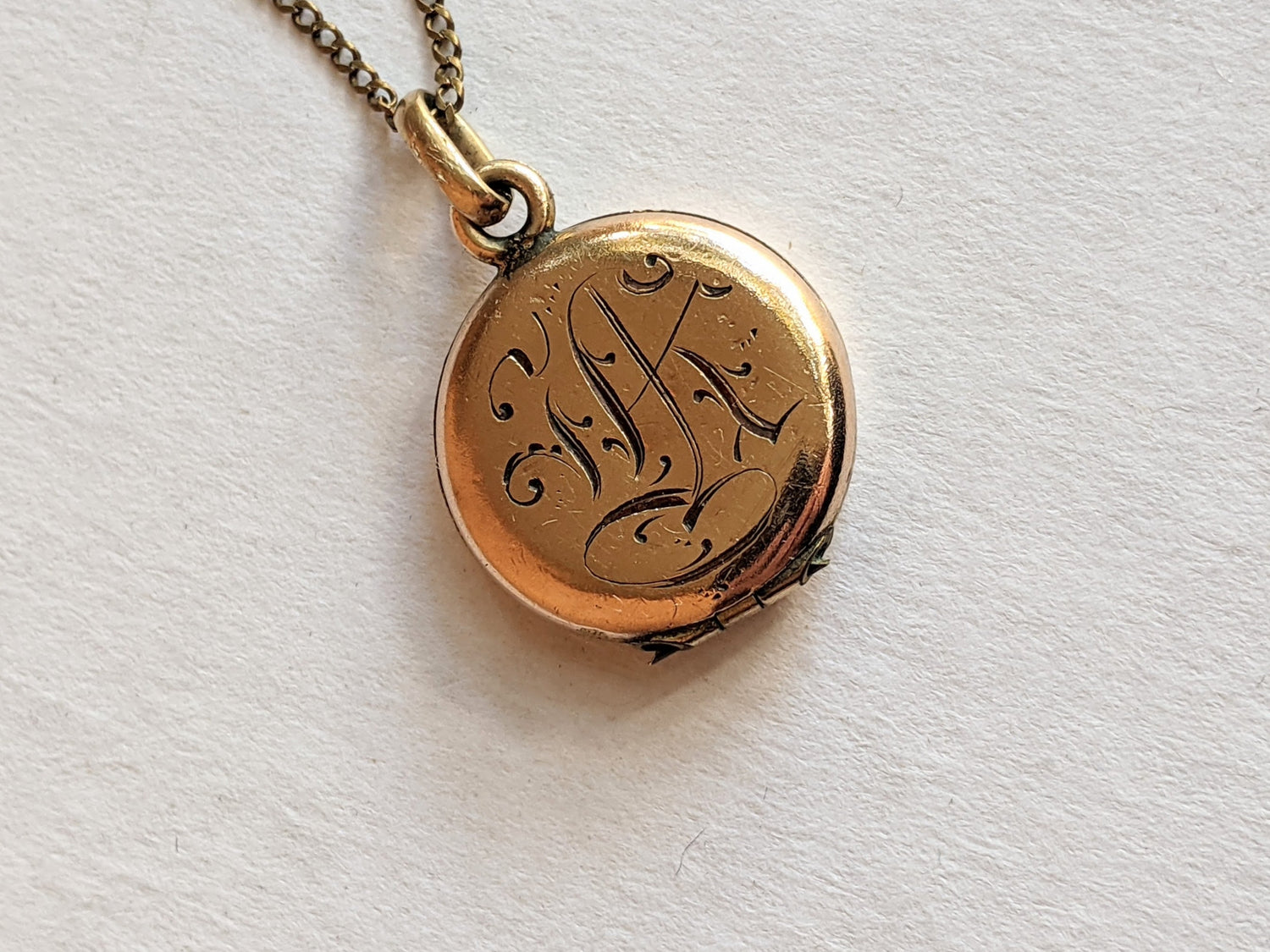 1890s-1900s Jack &amp; Jill Locket