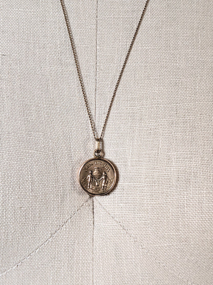 1890s-1900s Jack &amp; Jill Locket