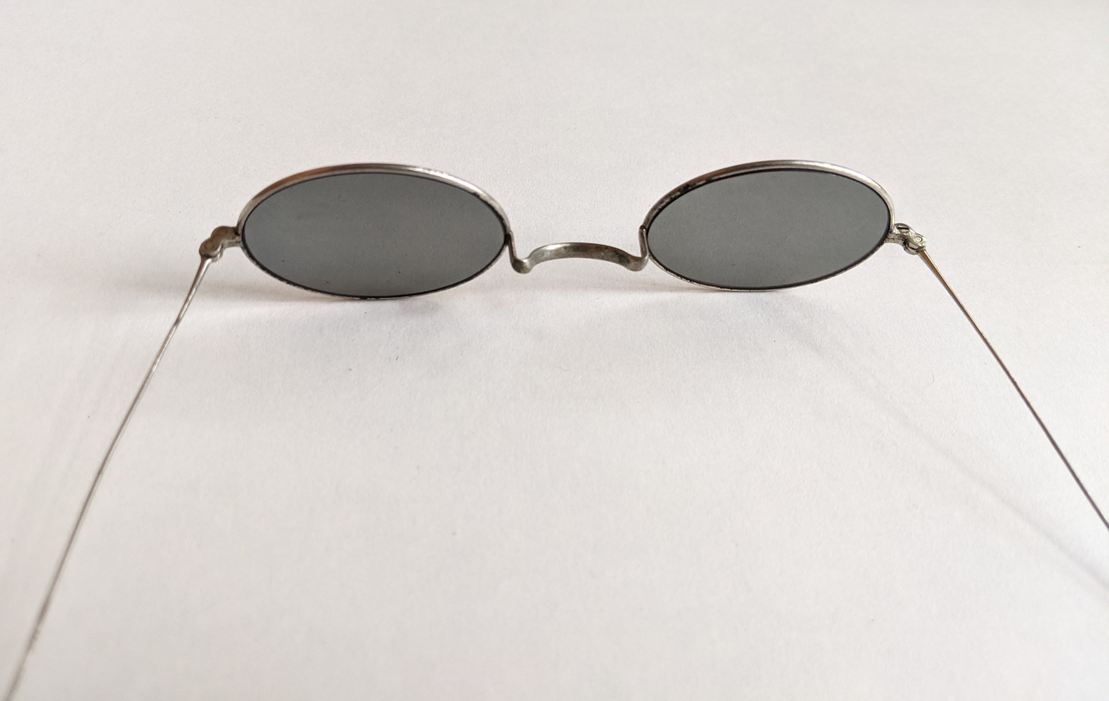 1890s-1900s Tinted Eyeglasses with Case