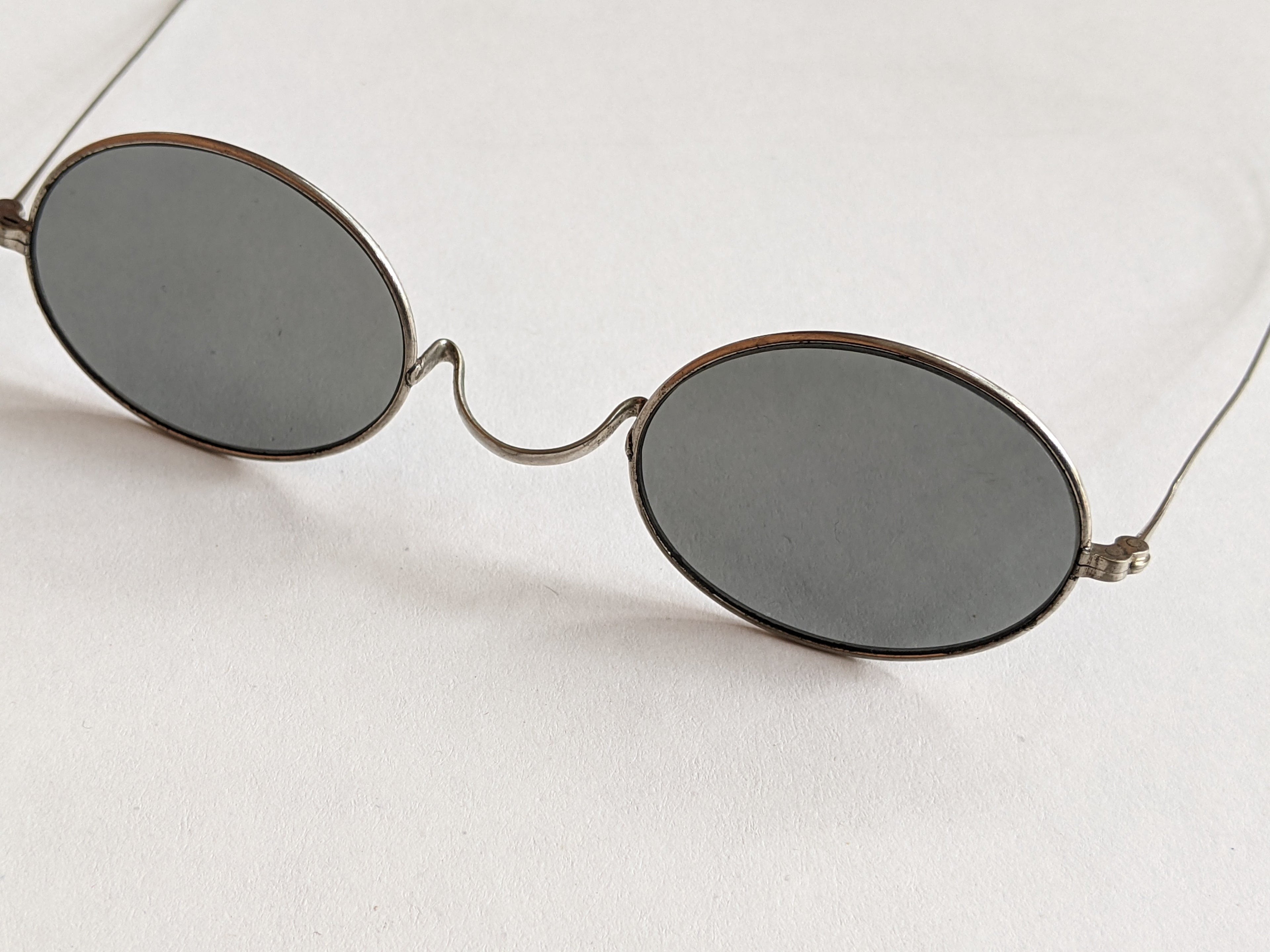 1890s-1900s Tinted Eyeglasses with Case