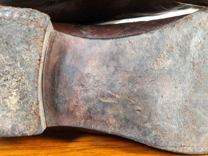 c. 1910s-1920s Two-Tone Brown Boots | Approx Women&