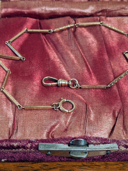 c. 1900s-1910s 10k Gold Watch Chain