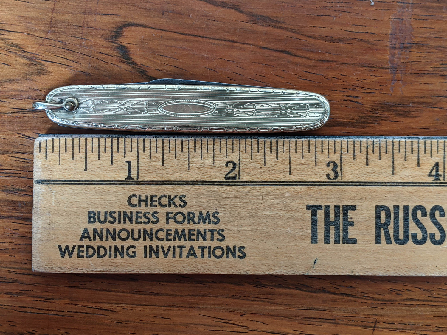 c. 1900s-1910s Gold Filled Pocket Knife Pendant