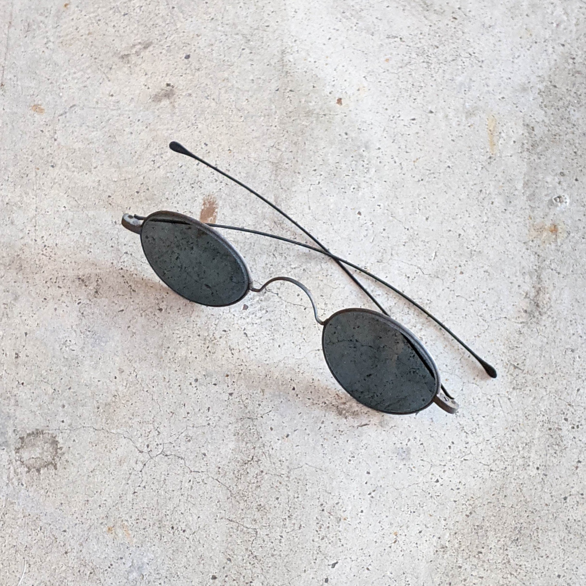 c. 1890s-1900s Dark Tinted Glasses
