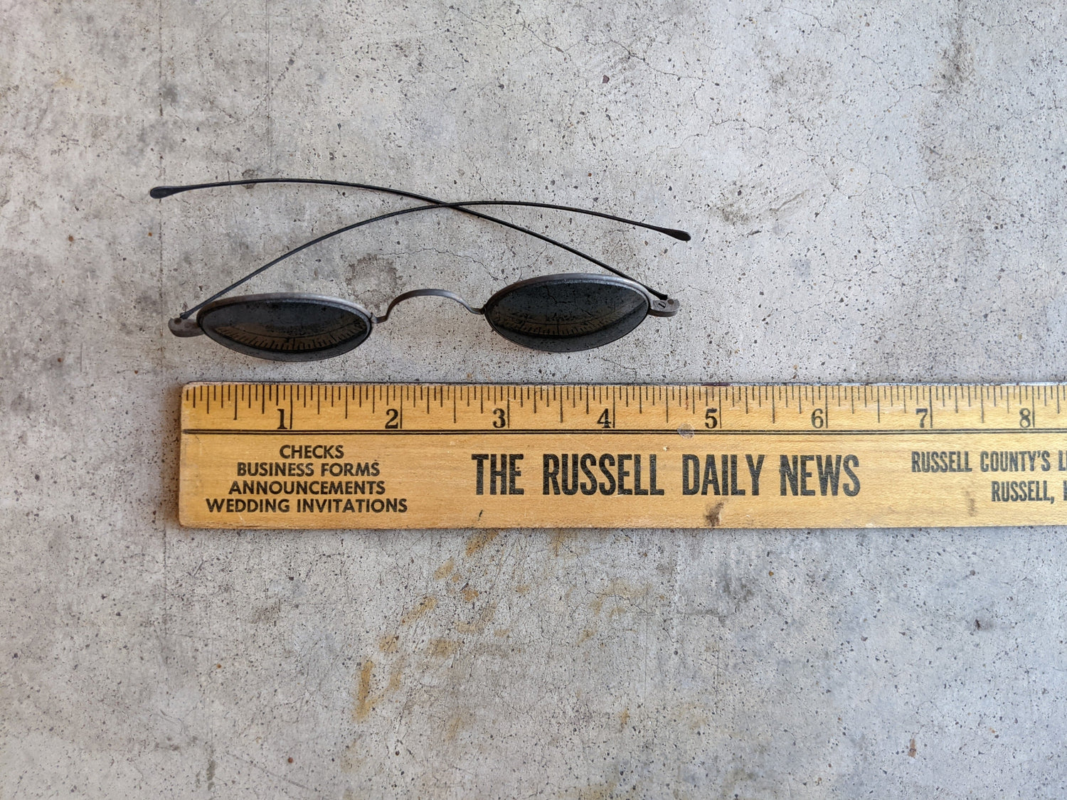 c. 1890s-1900s Dark Tinted Glasses