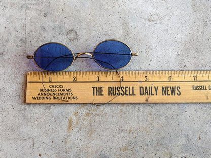 c. 1890s-1900s Blue Tinted Glasses