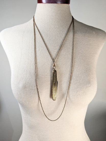c. 1900s-1910s Gold Filled Pocket Knife Pendant
