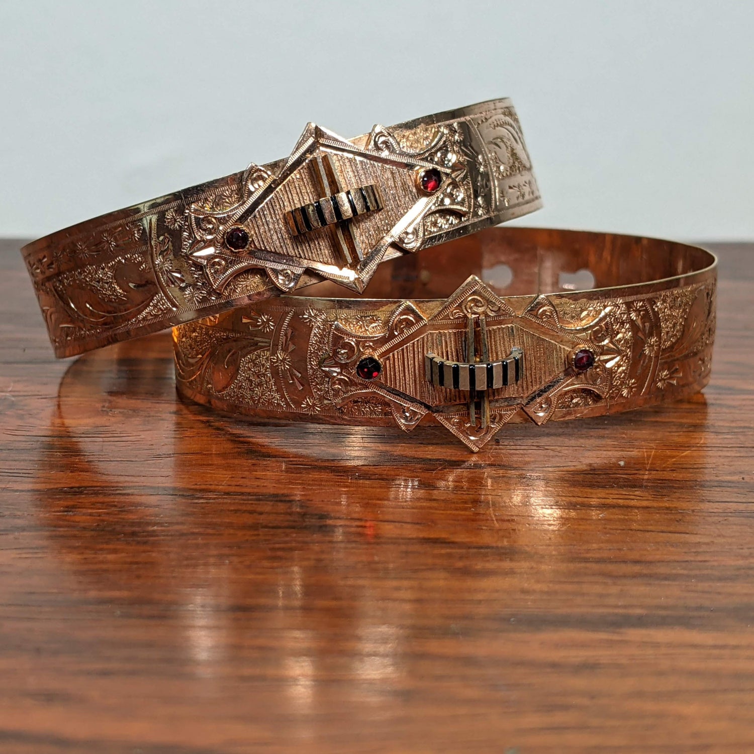 c. 1880s Pair of Gold Filled Bracelets