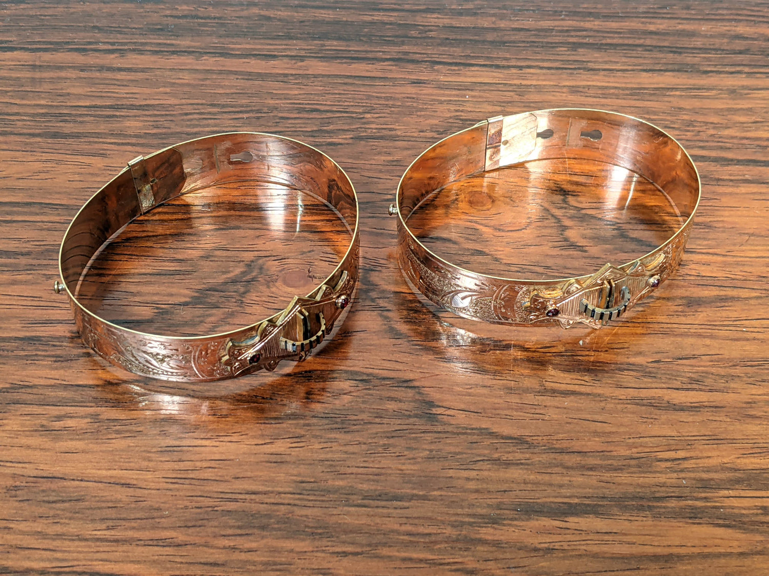 c. 1880s Pair of Gold Filled Bracelets