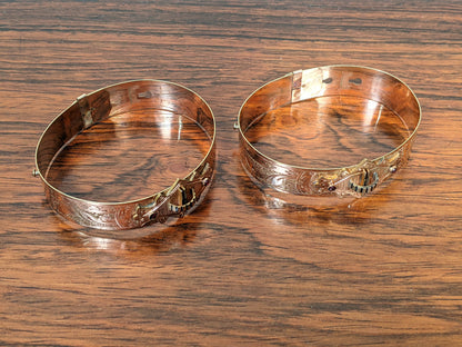 c. 1880s Pair of Gold Filled Bracelets