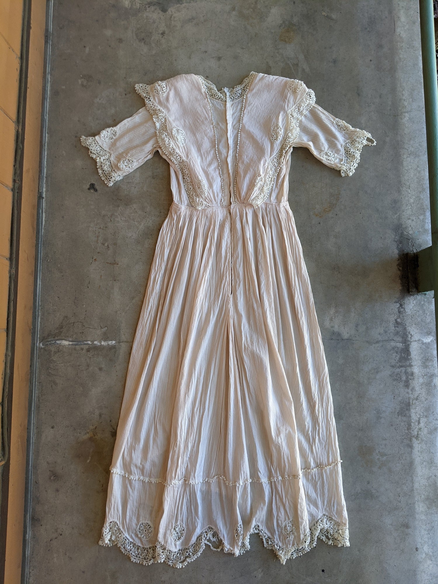 1910s Pink Cotton Silk Blend Dress | Study + Pattern