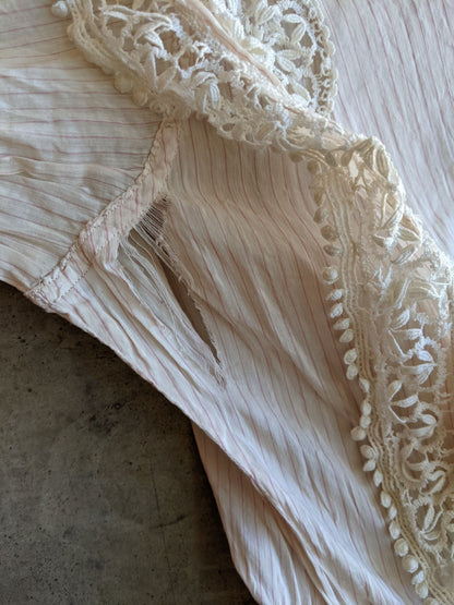 1910s Pink Cotton Silk Blend Dress | Study + Pattern