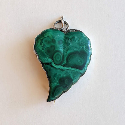 Victorian Scottish Malachite Leaf / Witch&
