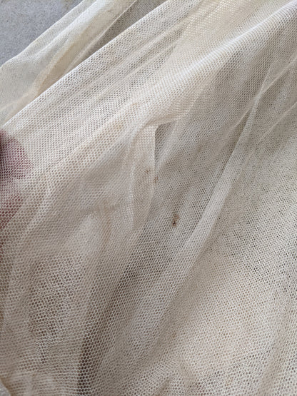 c. 1916 Net Lace + Silk Dress