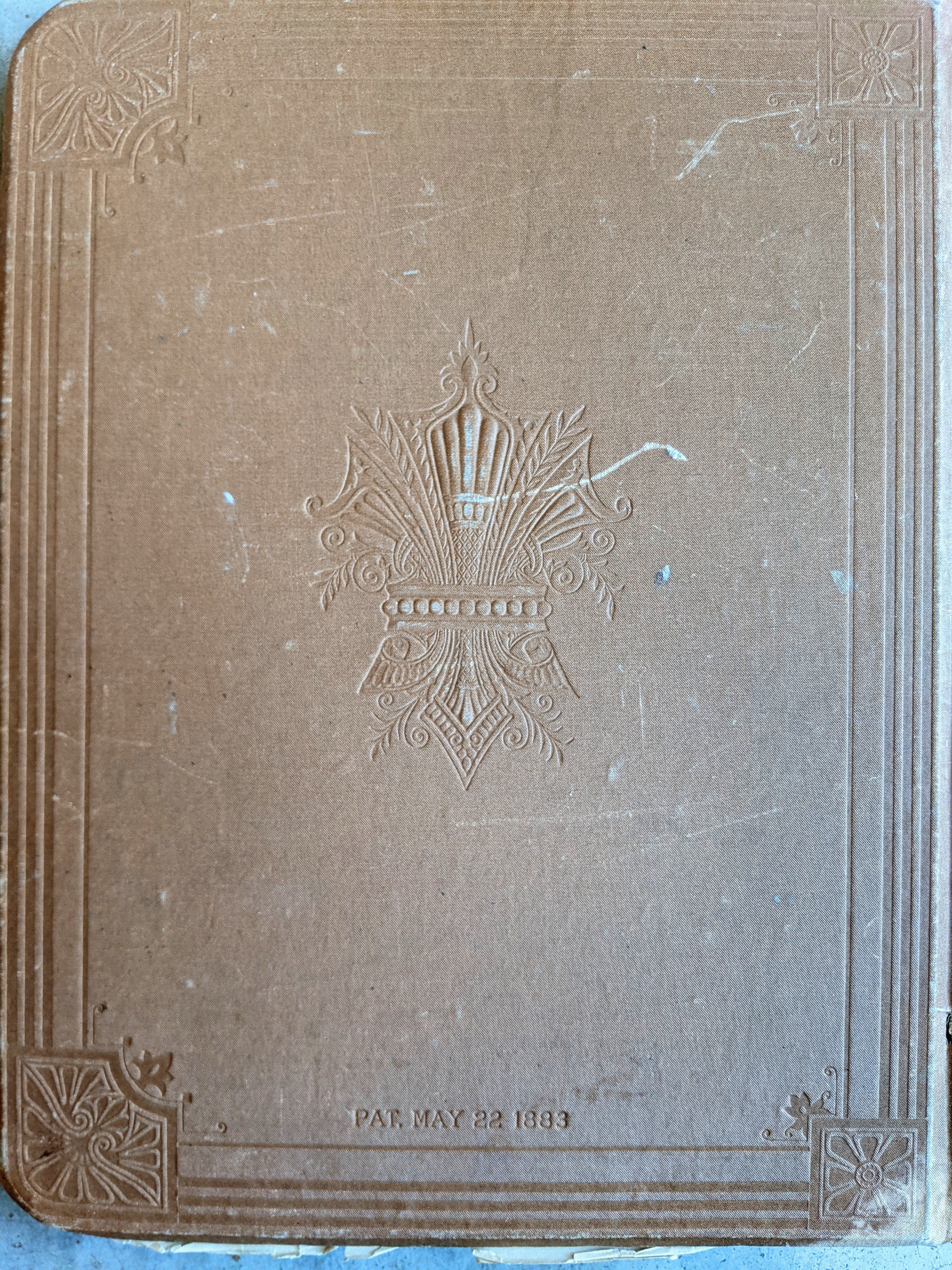 1880s-1890s Victorian Scrapbook | Owls, Bats, Moon