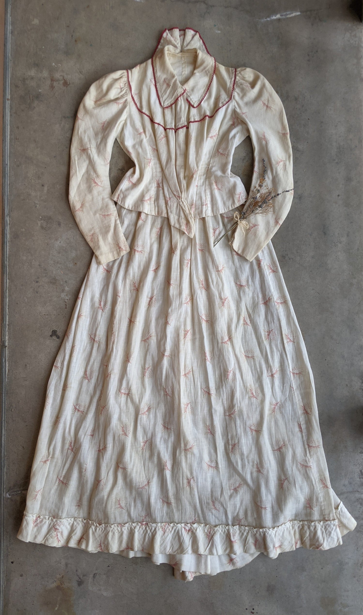Turn of the Century Cotton Printed Dress