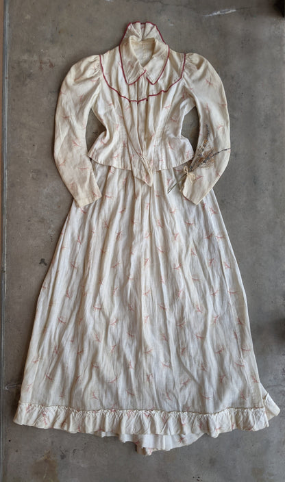 Turn of the Century Cotton Printed Dress