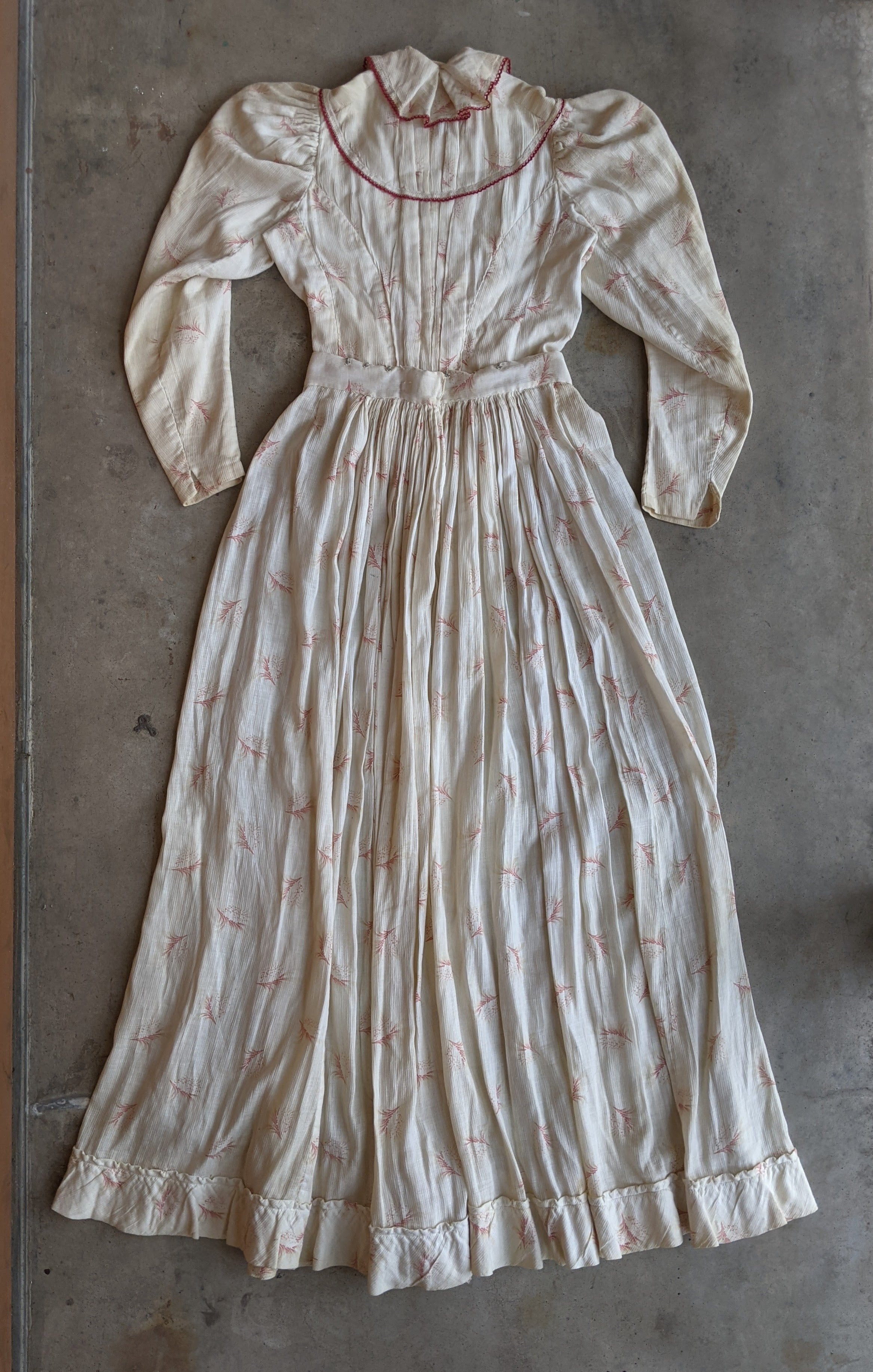 Turn of the Century Cotton Printed Dress