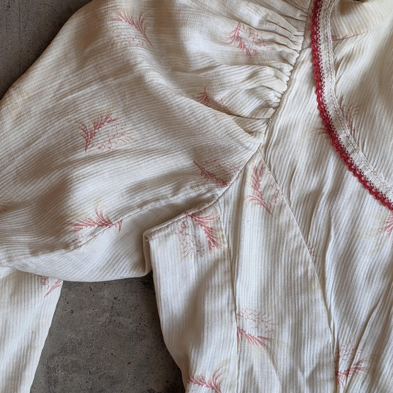 Turn of the Century Cotton Printed Dress