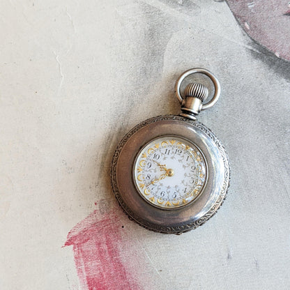 c. 1890s Coin Silver Pocket Watch