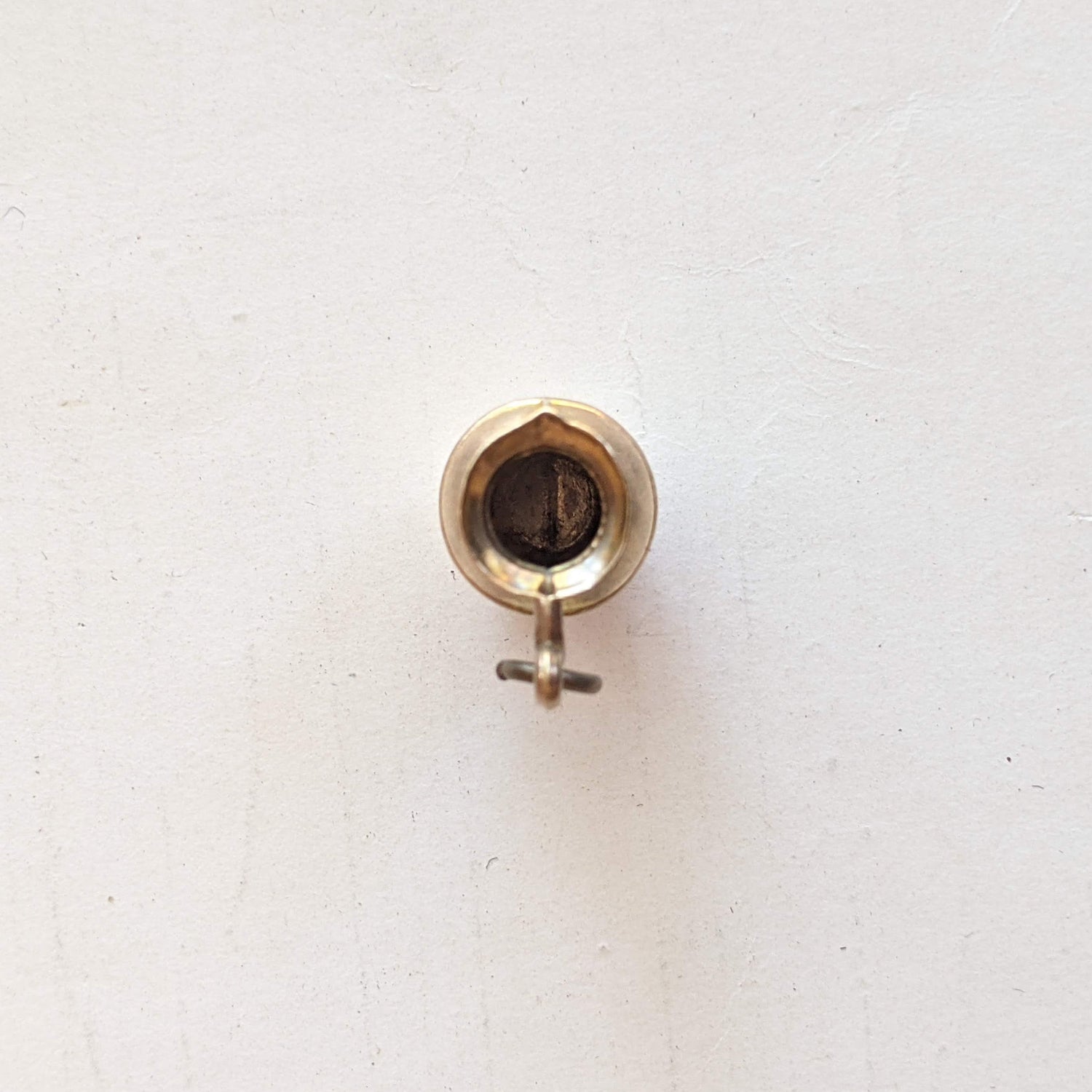 19th c. 9k Gold Jug Pendant / Charm