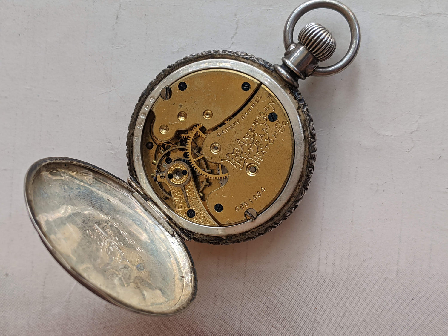 c. 1890s Coin Silver Pocket Watch