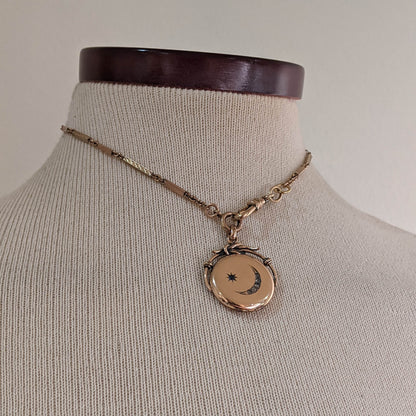 c. 1900s-1910s 14k Gold Over Silver Locket