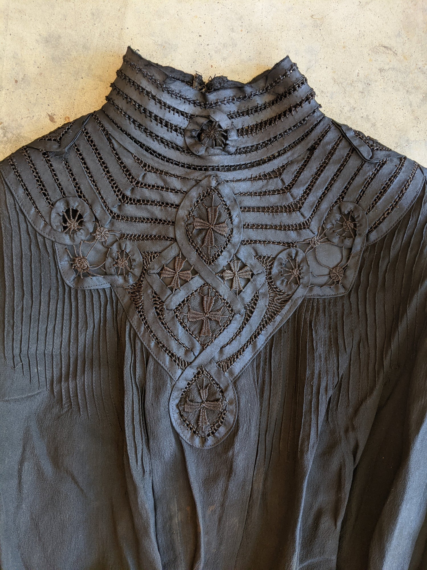 c. 1900s Silk Shirtwaist