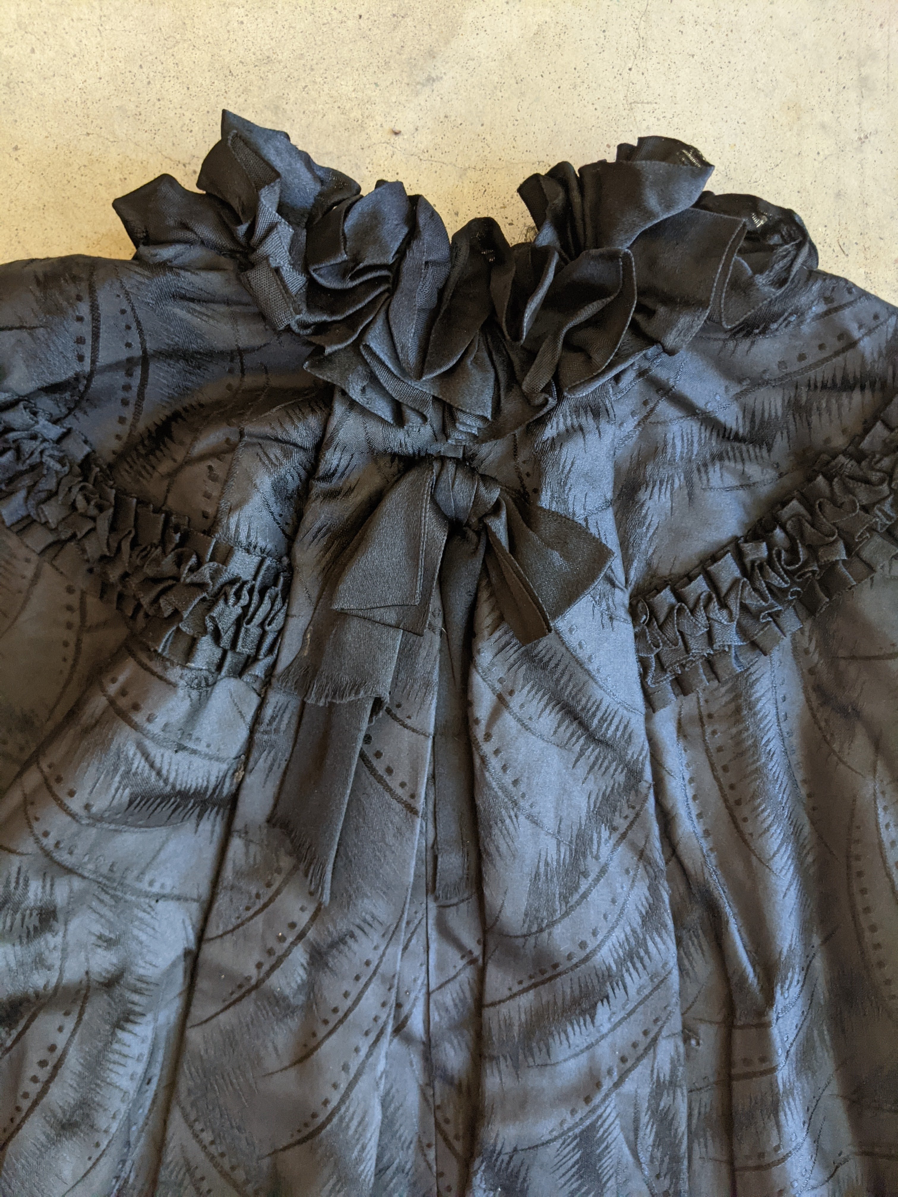 c. 1890s Silk Capelet