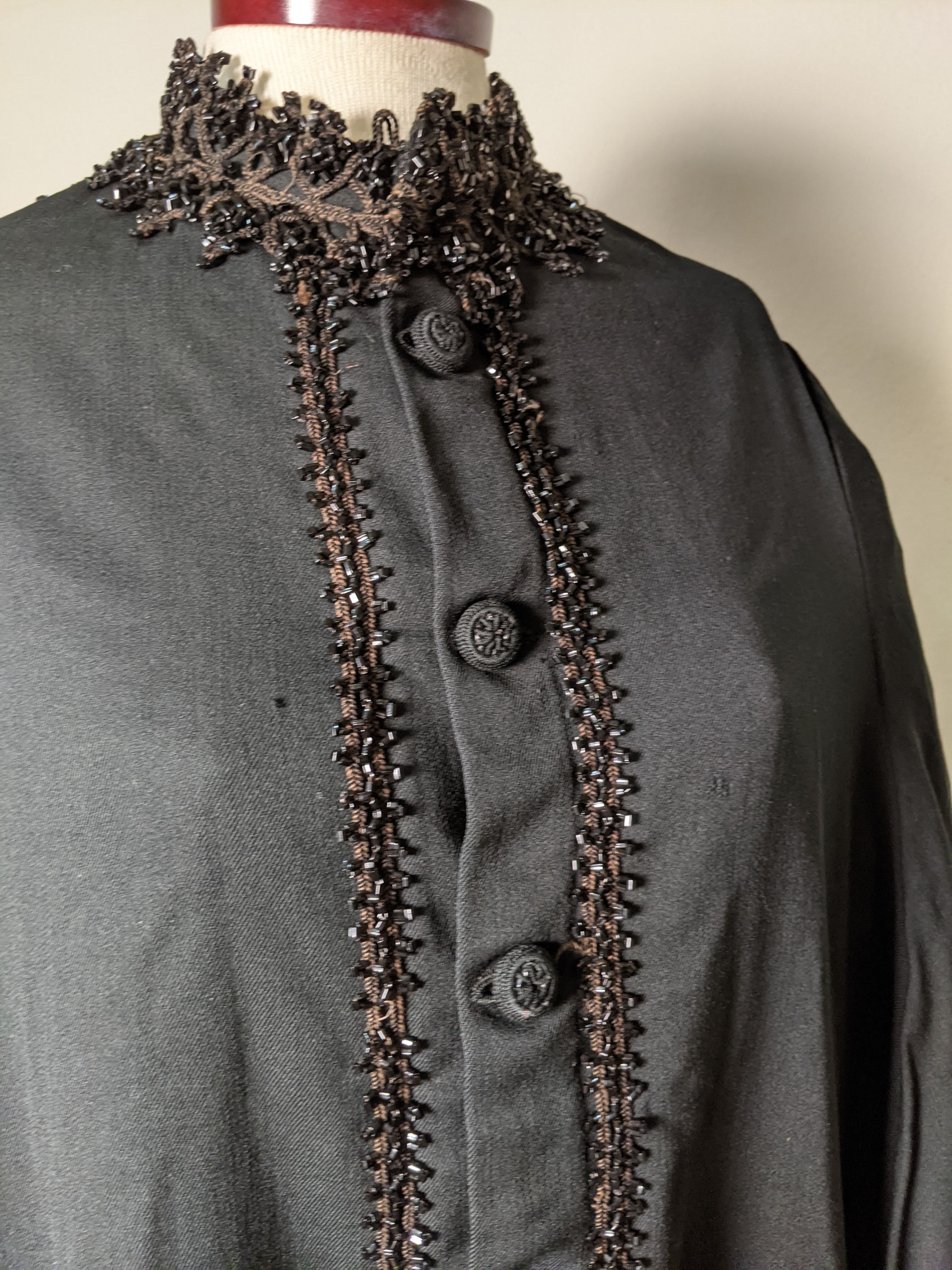 c. 1870s-1880s Beaded Mantle