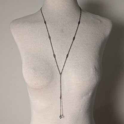 c. 1920s Sterling Silver Lorgnette Chain