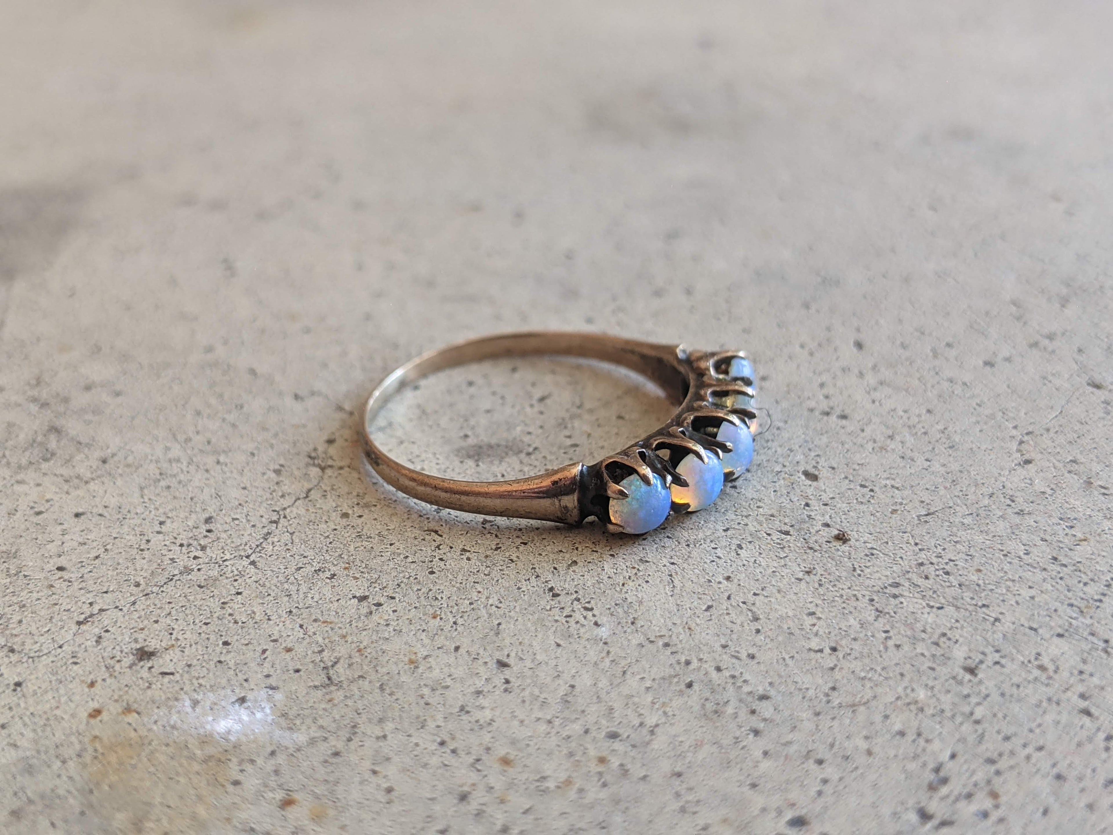 Late 19th-Early 20th c. 10k Opal Ring