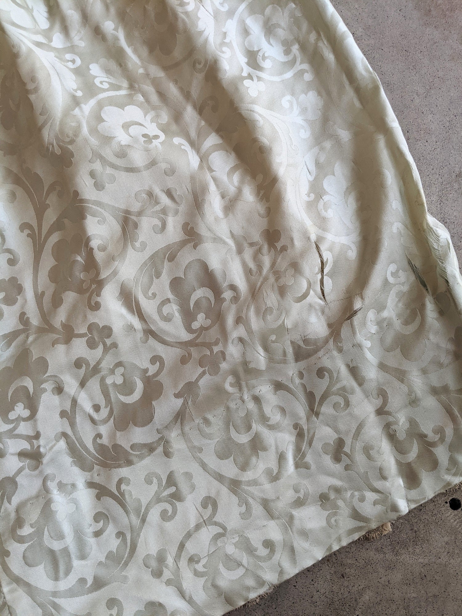 c. 1910 Seafoam Green Silk Gown | Study + Display