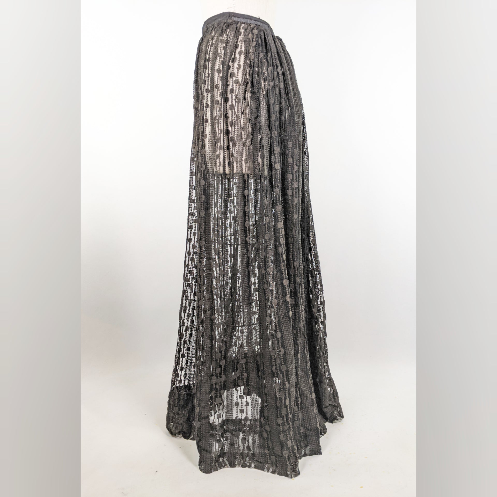 RESERVED | 1900s Crescent Moon Lace Skirt
