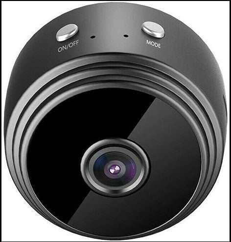A9 Mini Wireless Security Camera with 1080P HD, wide-angle lens, night vision, motion detection, and magnetic base for home and office security