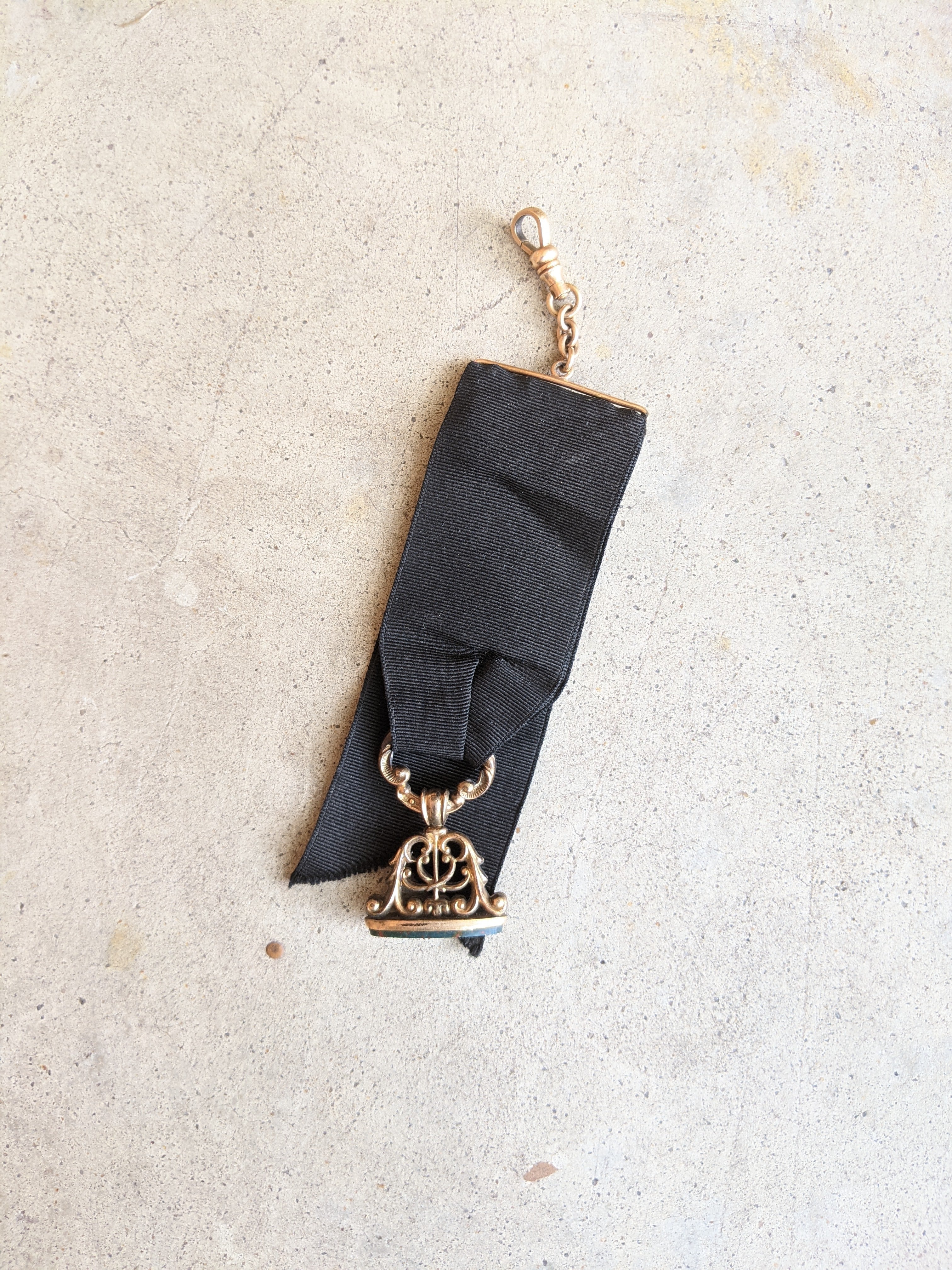 1890s-1900s Bloodstone Watch Fob