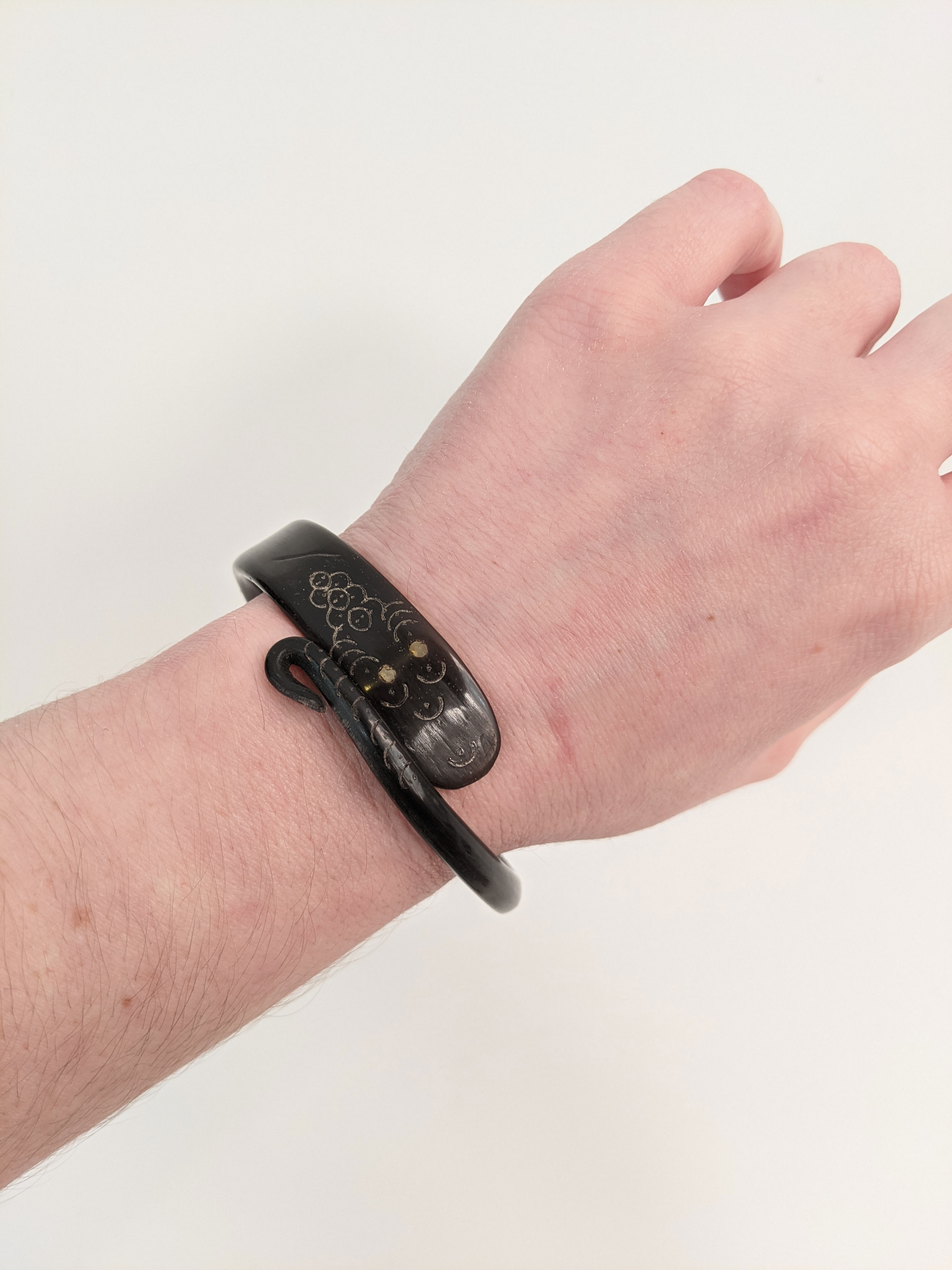 Victorian Horn Snake Bracelet
