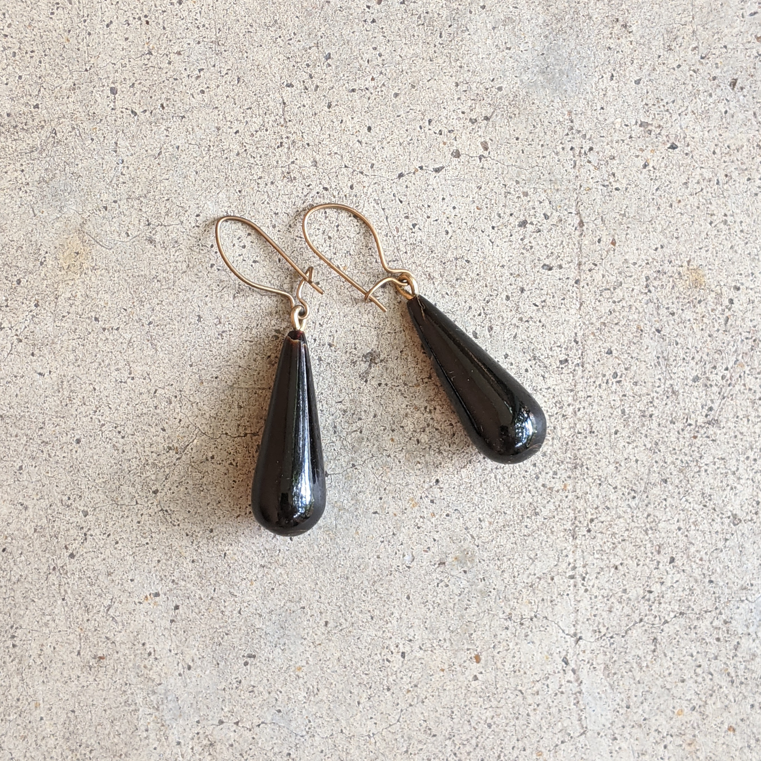 1890s-1900s Tortoise Shell Earrings
