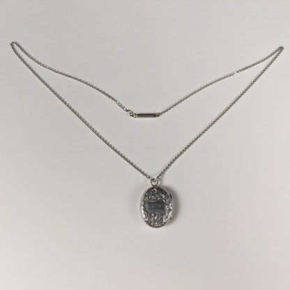 1899 Silver Locket + Chain