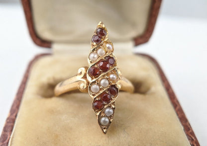 Victorian 10k Gold Ring | Size 7.25