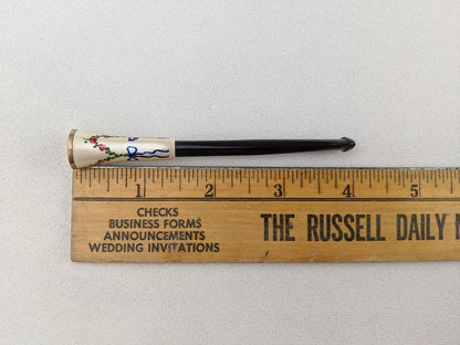 Art Deco Hand Painted Enamel Cigarette Holder