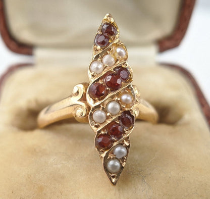 Victorian 10k Gold Ring | Size 7.25