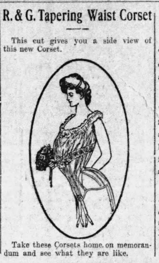 1900s R&amp;G Tapering Waist Corset | 23"