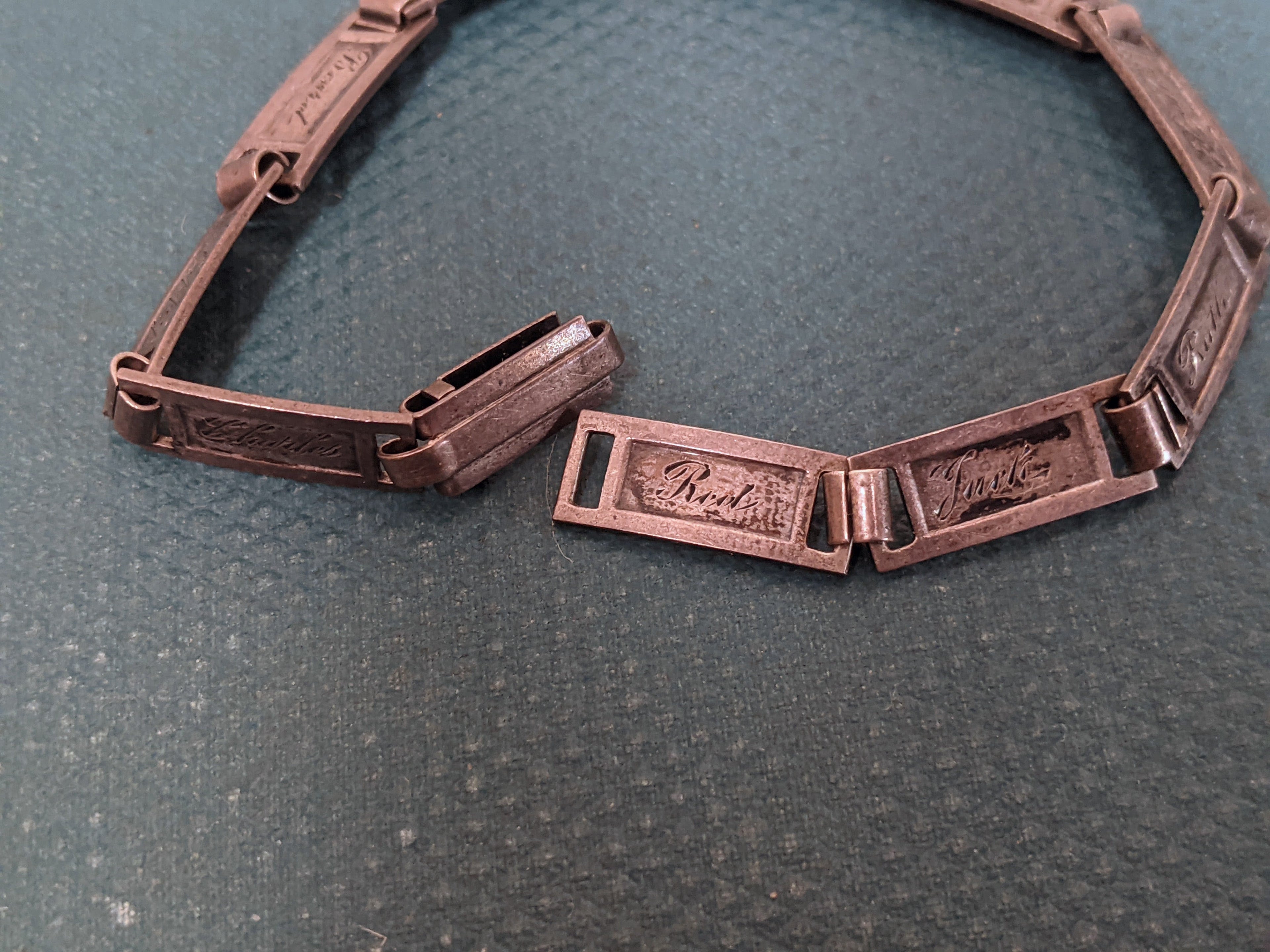 RESERVED | Silver Bob O Link Friendship Bracelet