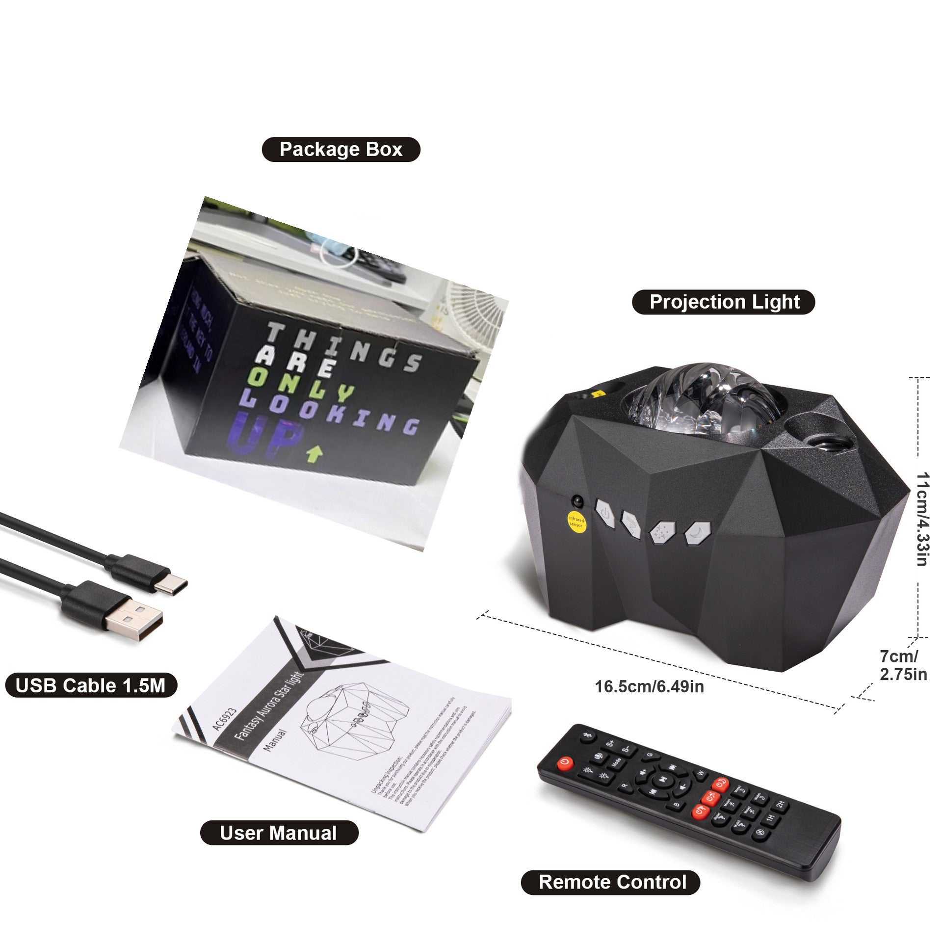 Usb Water Pattern Bluetooth Music Ocean Star Projector Lamp - Gadgets &amp; Gifts
