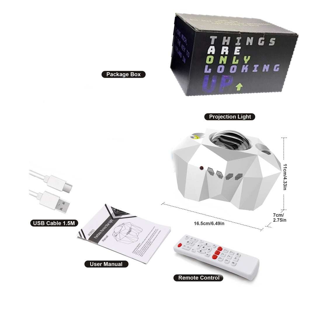Usb Water Pattern Bluetooth Music Ocean Star Projector Lamp - Gadgets &amp; Gifts