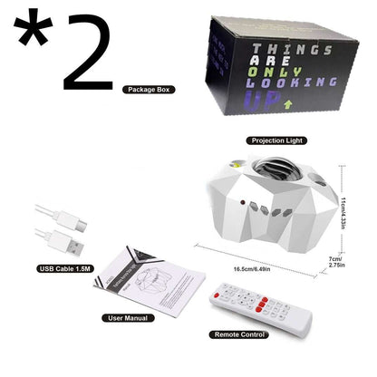 Usb Water Pattern Bluetooth Music Ocean Star Projector Lamp - Gadgets &amp; Gifts